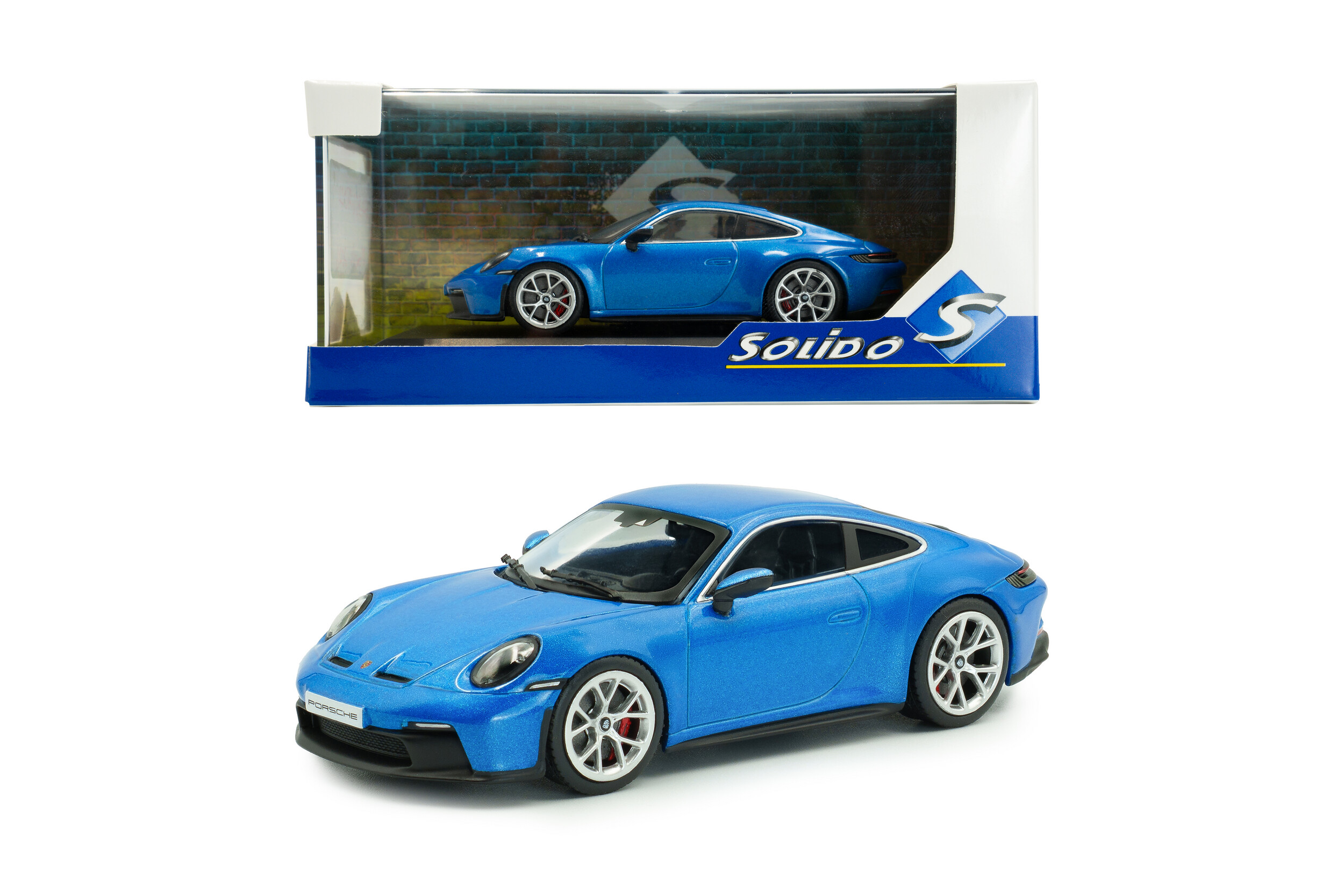 PORSCHE 911 (992) GT3 Touring 2023 Blue - 1:43 Solido S4316504 – Image 4