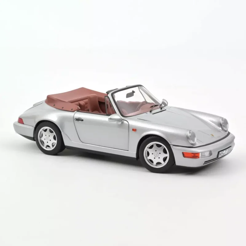 PORSCHE 911 Carrera 2 Cabriolet 1990 Argent - 1:18 NOREV 187330