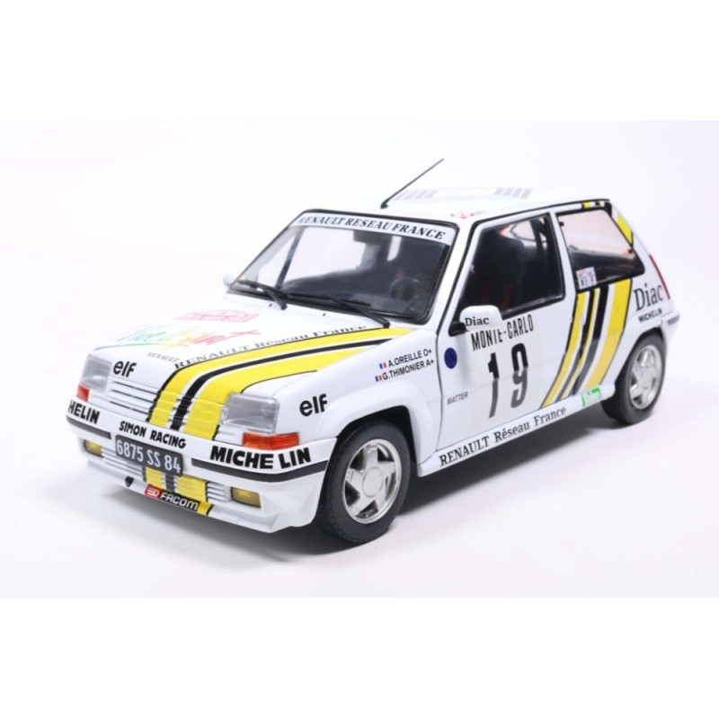 RENAULT 5 GT Turbo Monte-Carlo #19 Oreille - 1:18 Solido S1810006