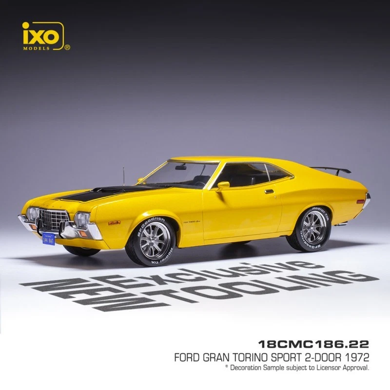 FORD Gran Torino Sport 1972 Jaune - 1:18 IXO 18CMC186