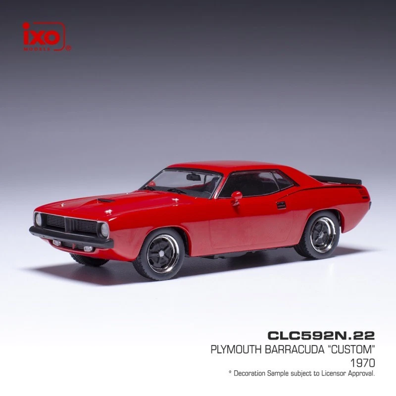 PLYMOUTH Barracuda 1970 Rouge - 1:43 IXO CLC592