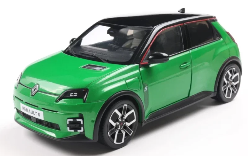 RENAULT 5 E-Tech 2024 Vert - 1:18 Solido S1812603