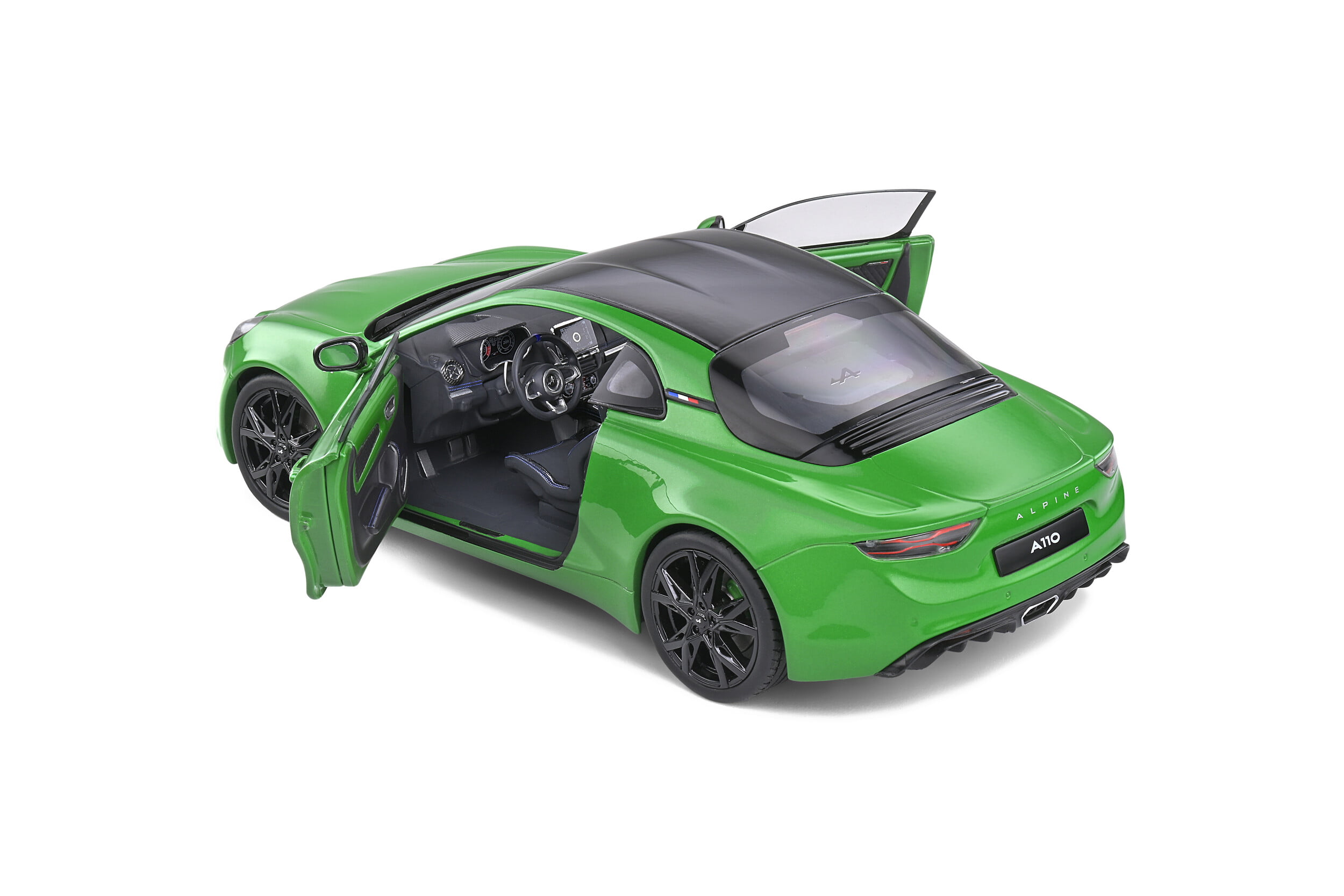 Alpine A110 Pure Heritage 2021 - Solido 1/18 - Vert Jardin - Neuf Sous Boîte