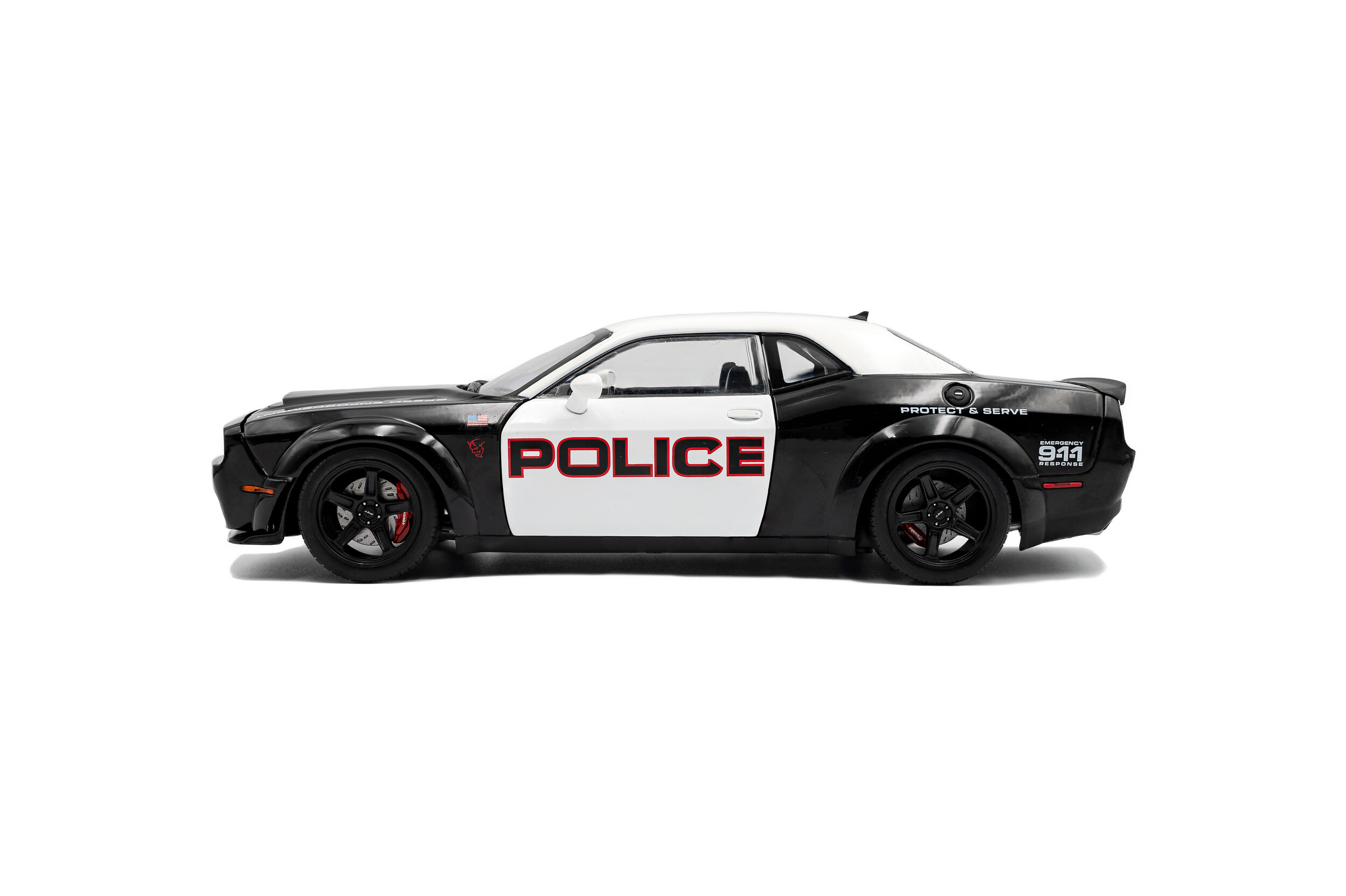 DODGE Challenger Demon 2023 Highway police - 1:18 Solido S1805715 – Image 4