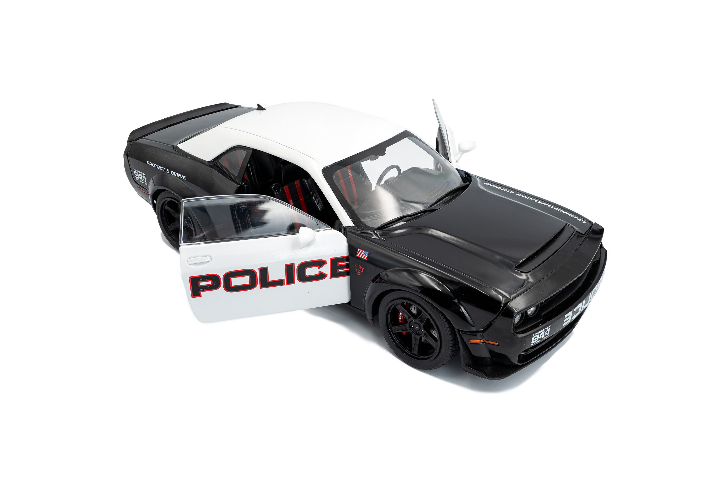 DODGE Challenger Demon 2023 Highway police - 1:18 Solido S1805715 – Image 3