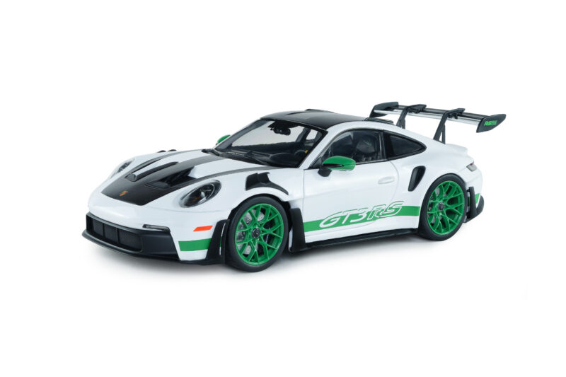 PORSCHE 911 GT3 2024 RS Package Blanc/Vert - 1:18 Solido S1812107