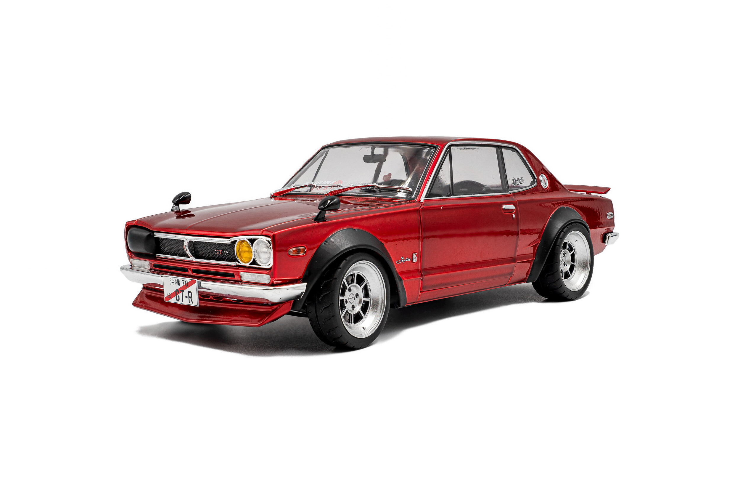 NISSAN Skyline (C10) Hakosuka Solido Works 1970 Red - 1:18 Solido S1813002