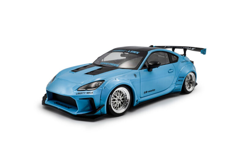 TOYOTA GR86 LBWK Body Kit 2024 Baby Blue - 1:18 Solido S1813601