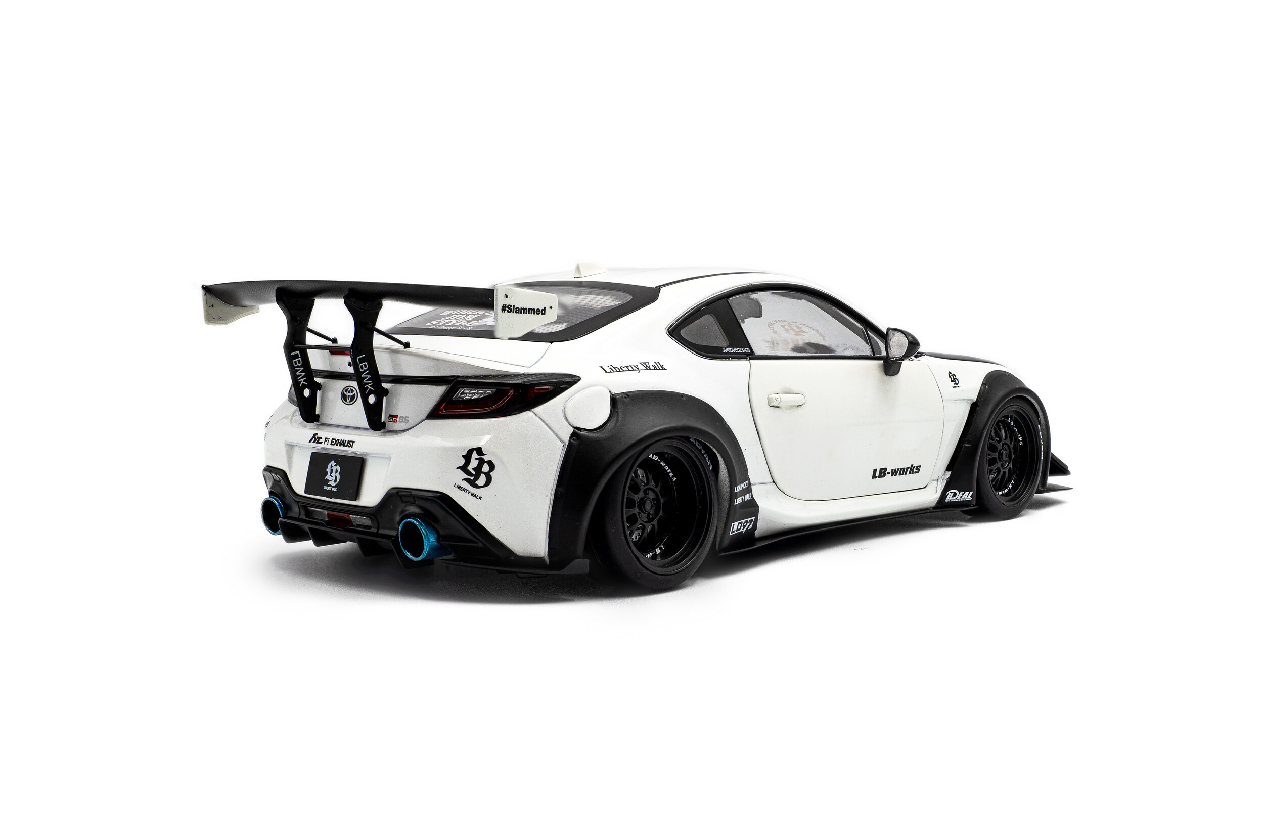 Toyota GR86 LBWK Body Kit Pearl White 2024 - Solido - 1/18