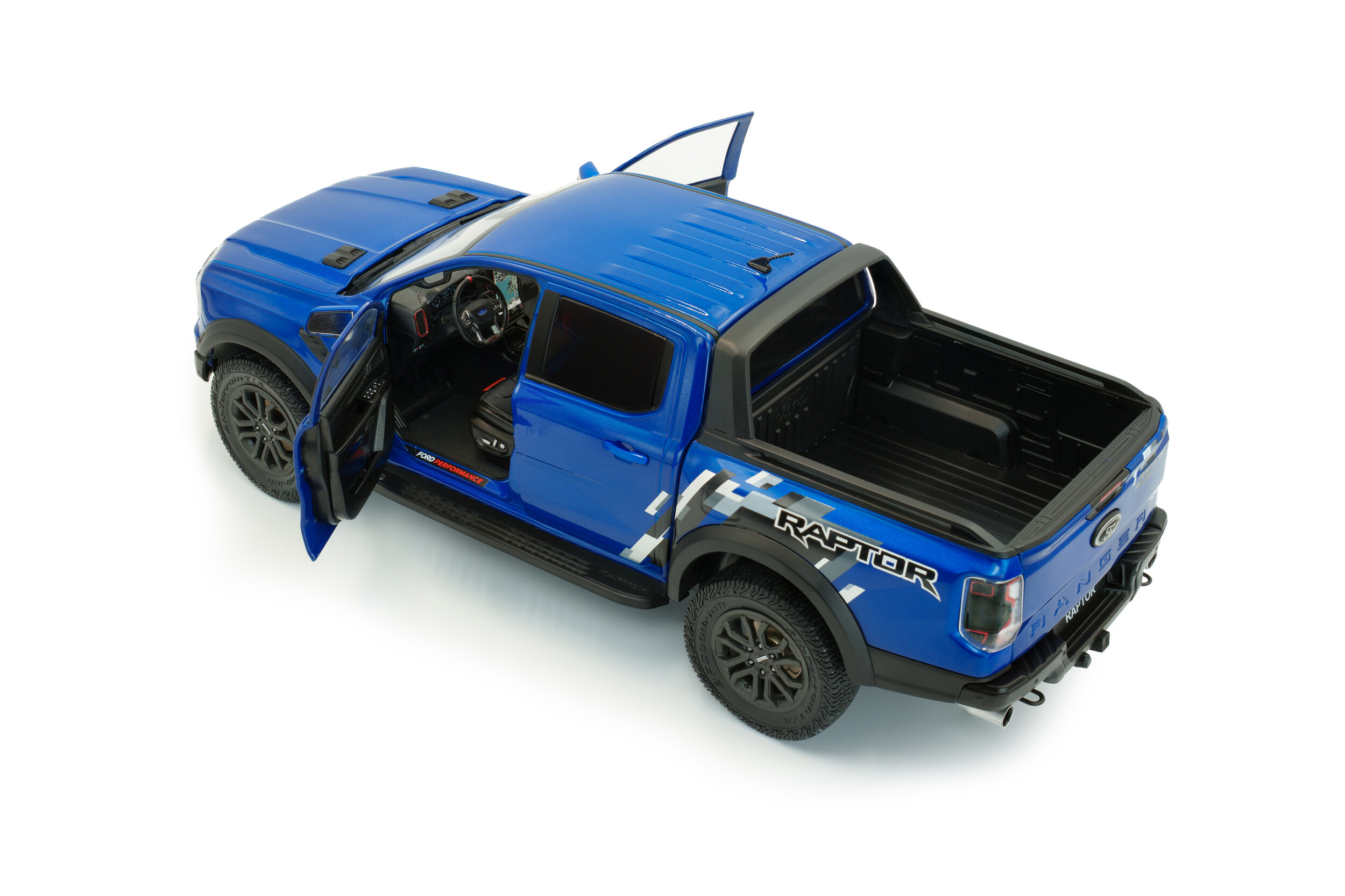 FORD Ranger Raptor 2024 Blue Lightning - 1:18 Solido S1813902 – Image 4
