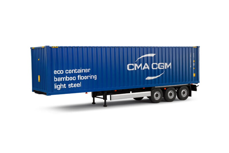 Remorque Container Trailer - 1:24 Solido S2400507
