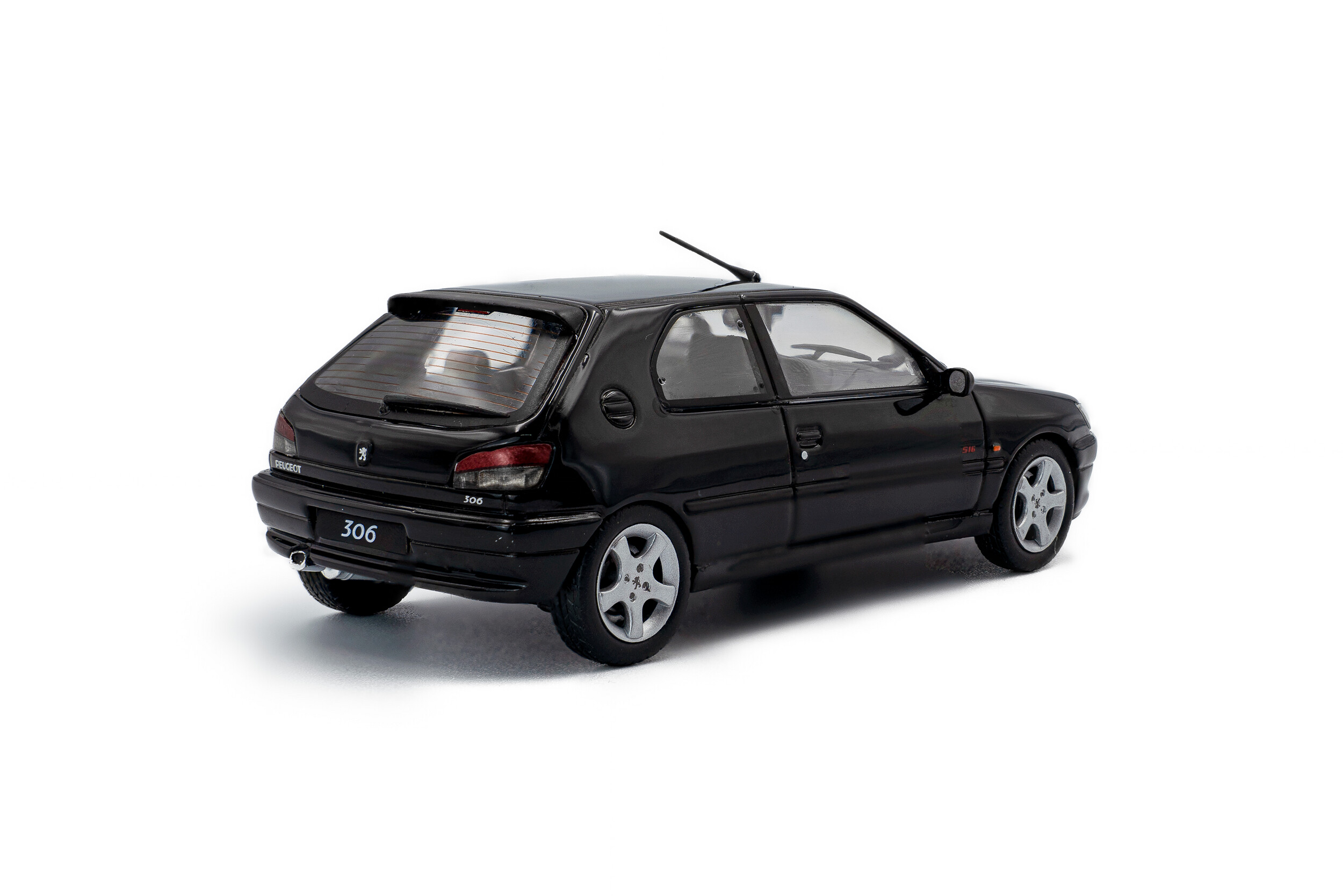 Modèle Réduit Peugeot 306 S16 1994 - Noir Onyx - Échelle 1/43 - Solido - Neuf Sous Boîte