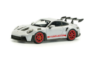 PORSCHE 911 (992) GT3 RS Ice Grey w/Pyro Red - 1:43 Solido S4314802