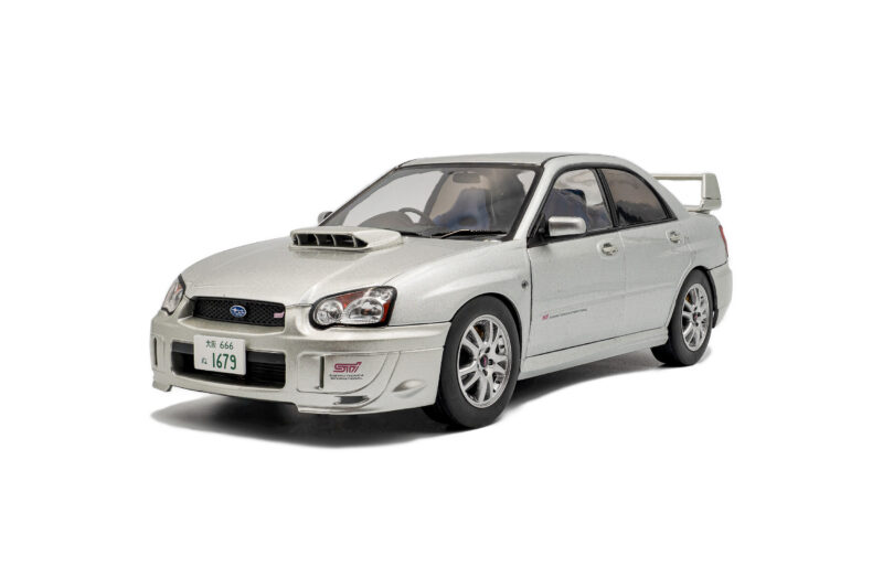 SUBARU Impreza WRX STI 2003 Silver - 1:18 Solido S1812303