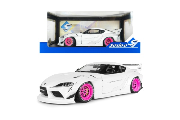 TOYOTA GR Supra Liberty Walk 2025 Blanc - 1:18 Solido S1815502