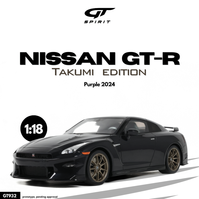 NISSAN GT-R Takumi 2024 Purple - 1:18 GT Spirit GT932