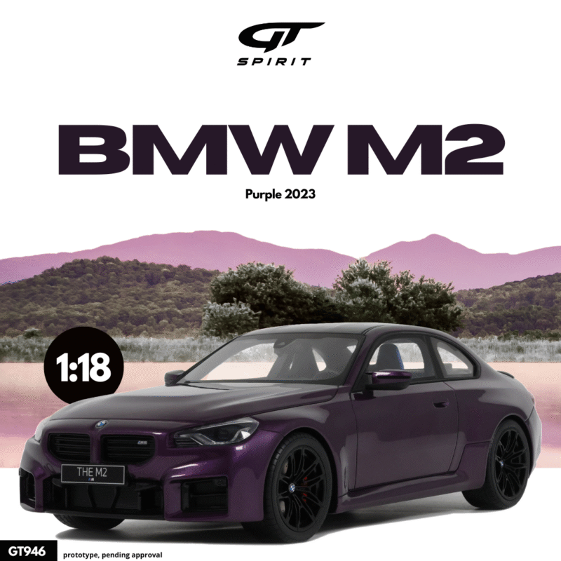 BMW M2 2023 Purple - 1:18 GT Spirit GT946