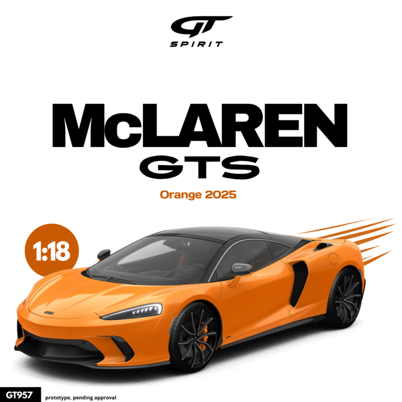 McLAREN GTS 2025 Orange - 1:18 GT Spirit GT957