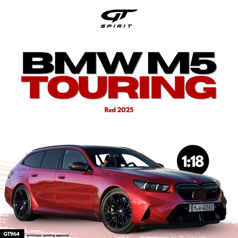 BMW M5 Touring 2025 Red - 1:18 GT Spirit GT964