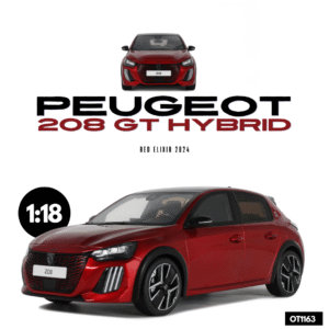 PEUGEOT 208 GT Hybrid 2024 Rouge Elixir - OttOmobile OT1163