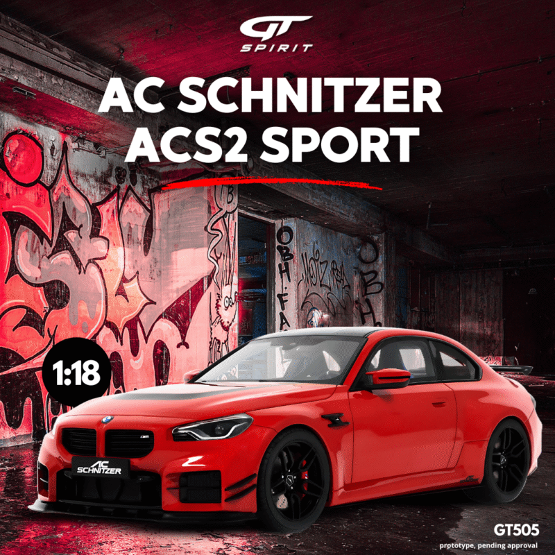 BMW AC Schnitzer ACSZ Sport 2023 Rouge - 1:18 GT Spirit GT505