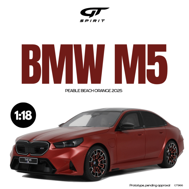 BMW M5 2025 Peable Beach Orange - 1:18 GT Spirit GT966