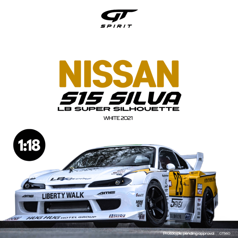 NISSAN S15 Silvia LB Super Silhouette 2021 - 1:18 GT Spirit GT560