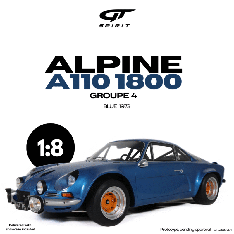 ALPINE A110 1800 Gr.4 1973 - 1:8 GT Spirit GTS800701