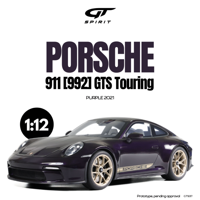 PORSCHE 911 (992) GT3 Touring 2021 Purple - 1:12 GT Spirit GT937