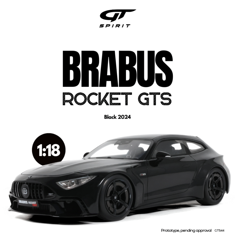 BRABUS Rocket GTS 2024 Black- 1:18 GT Spirit GT544