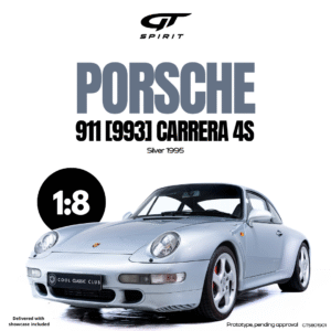 PORSCHE 911 (993) Carrera 4S 1995 Silver - 1:8 GT Spirit GTS801901