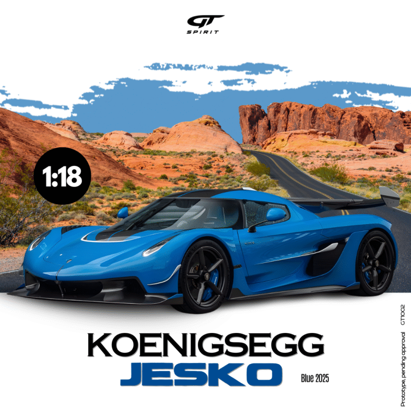 KOENIGSEGG Jesko 2025 Blue - 1:18 GT Spirit GT1002