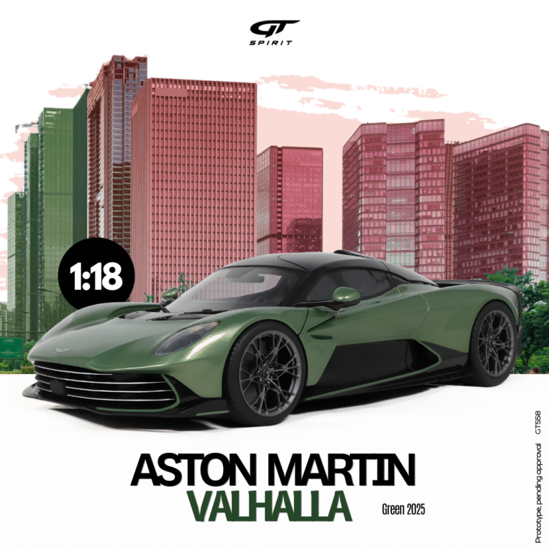 ASTON MARTIN Valhalla 2025 Green - 1:18 GT Spirit GT558