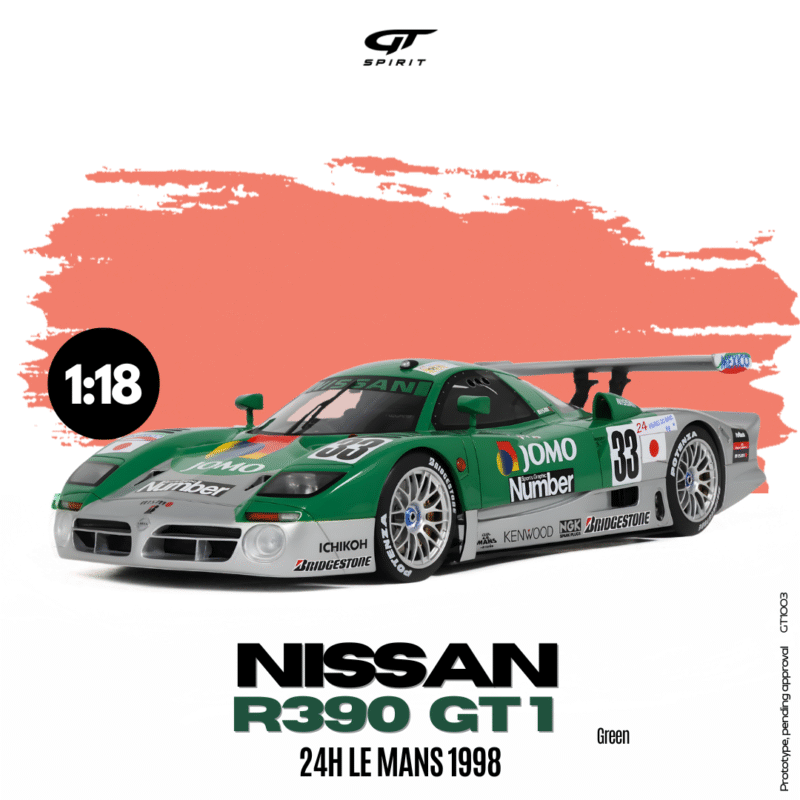 NISSAN R390 GT1 Le Mans 1998 - 1:18 GT Spirit GT1003