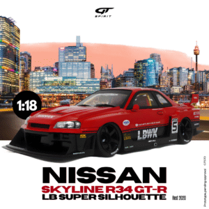 NISSAN Skyline R34 GT-R LB Super Silhouette 2020 - 1:18 GT Spirit GT570