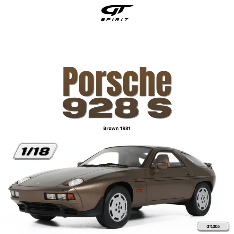 PORSCHE 928 S 1991 Brown - 1:18 GT Spirit GT1005
