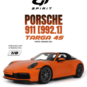 PORSCHE 911 (992.1) Targa 4S 2021 Orange - 1:8 GT Spirit GTS802101