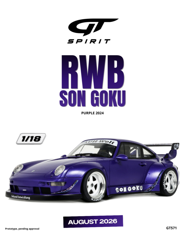 RWB Son Goku - Porsche 2024 Purple - 1:18 GT Spirit GT571