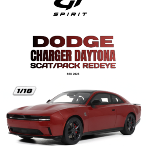 DODGE Charger Daytona SCAT/Pack 2025 Red - 1:18 GT Spirit GT585