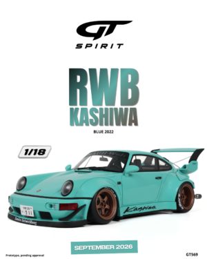 RWB Kashiwa - Porsche 2022 Blue - 1:18 GT Spirit GT569
