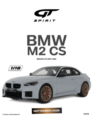 BMW M2 CS 2026 Brooklyn Grey - 1:18 GT Spirit GT979