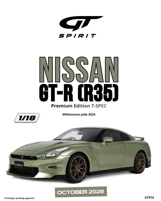 NISSAN GT-R (R35) T-SPEC 2024 - 1:18 GT Spirit GT974