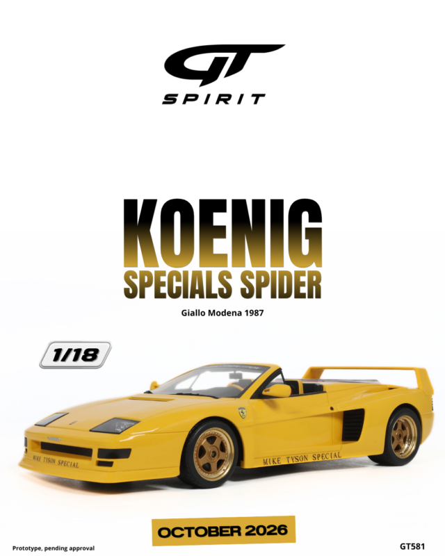 KOENIG Ferrari Specials Spider1987 - 1:18 GT Spirit GT581