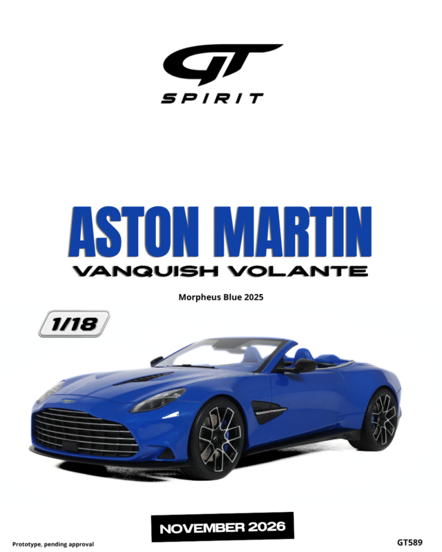 ASTON MARTIN Vanquish Volante 2025 - 1:18 GT Spirit GT589