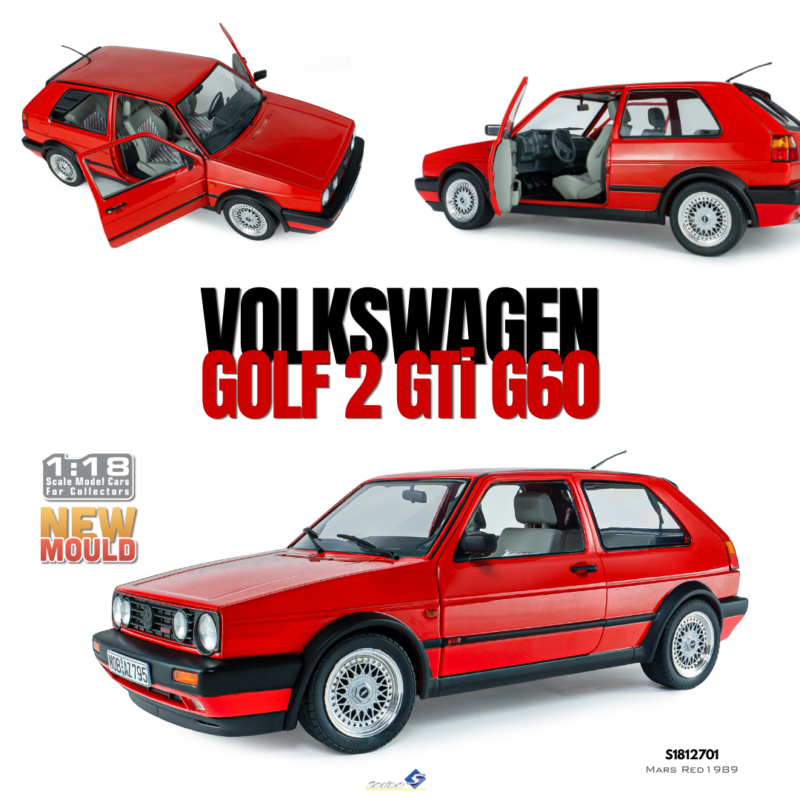 VOLKSWAGEN Golf 2 GTI G60 1989 - 1:18 Solido S1812701
