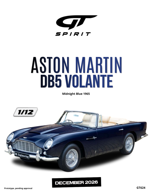 ASTON MARTIN DB5 Volante 1965 - 1:12 GT Spirit GT624