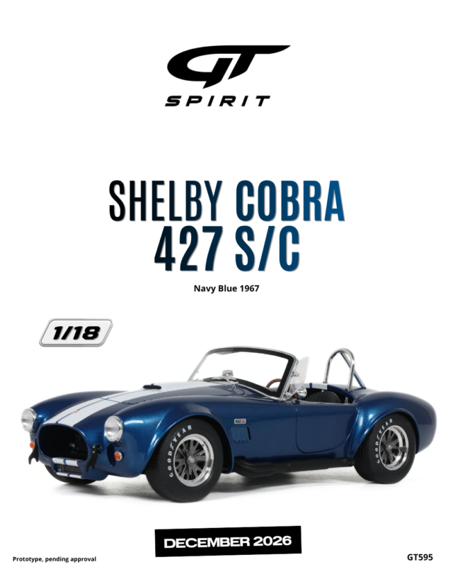 SHELBY Cobra 427 S/C 1967 - 1:18 GT Spirit GT595