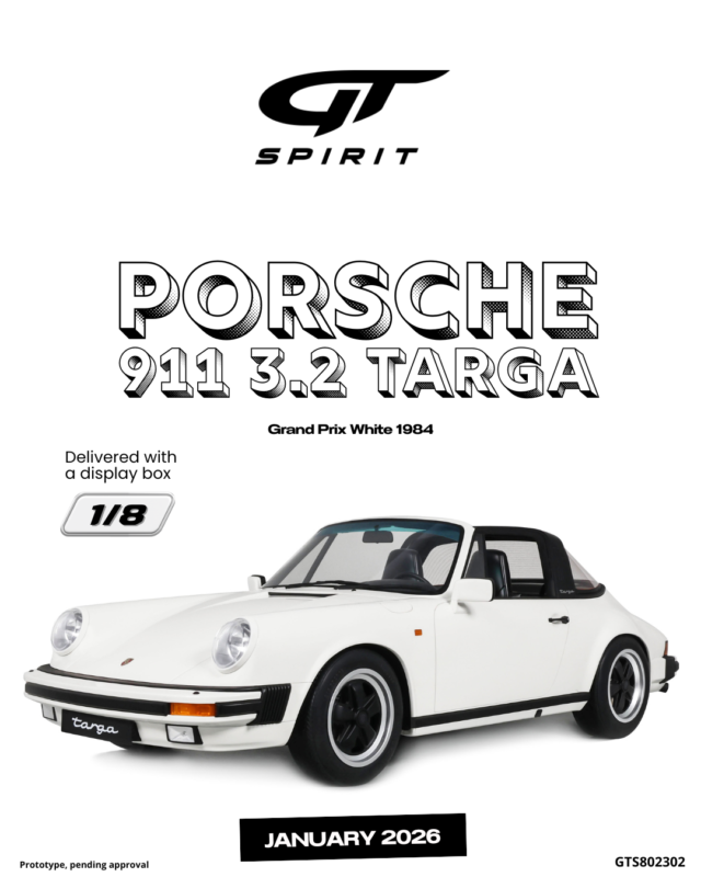 PORSCHE 911 3.2 Targa Gd Prix 1984 - 1:8 GT Spirit GTS802302