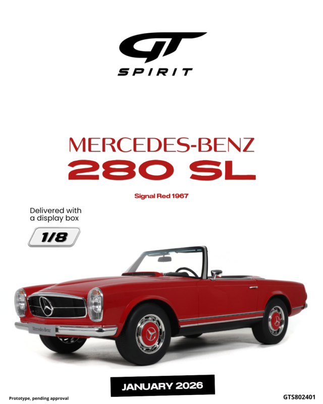 MERCEDES 280 SL 1967 - 1:8 GT Spirit GTS802401