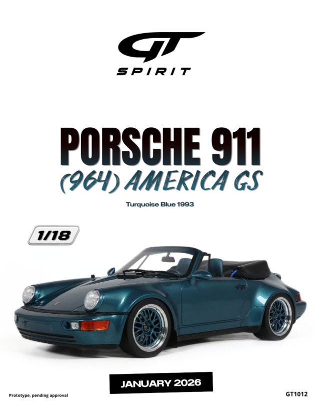 PORSCHE 964 America GS 1993 - 1:18 GT Spirit GT1012